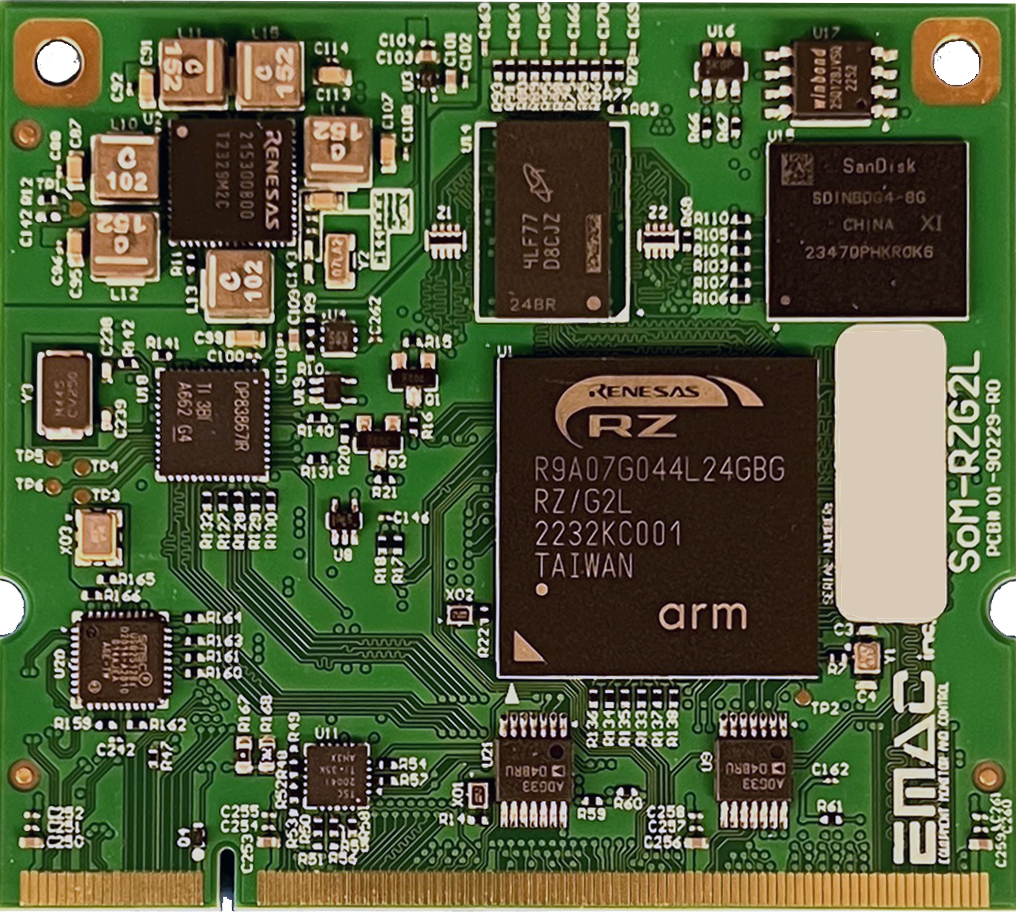 SoM-RZG2L Renesas ARM64 SoM