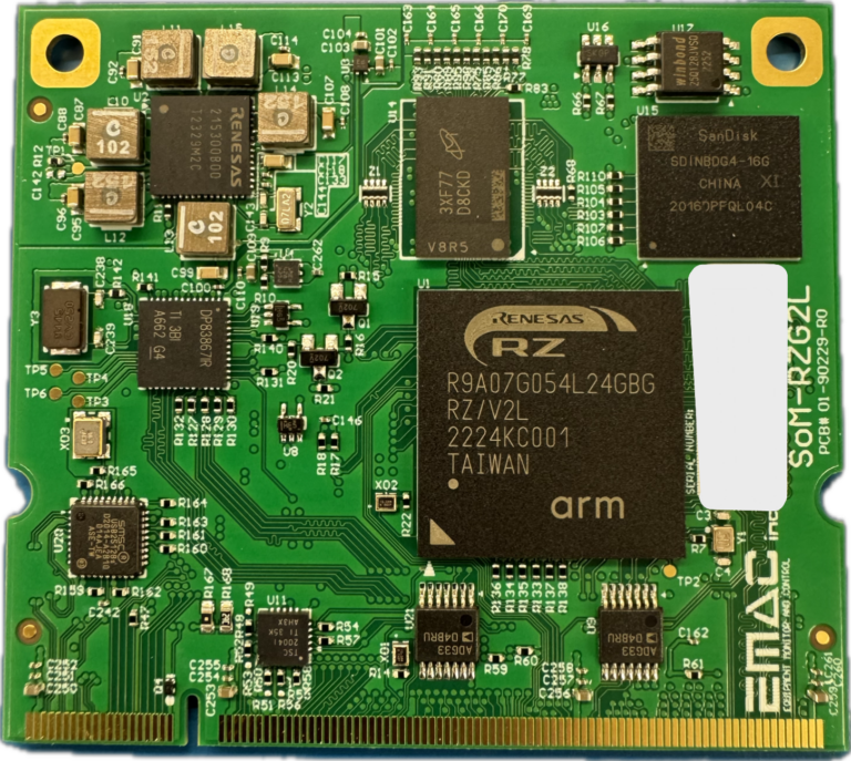 SoM-RZG2L Renesas ARM64 SoM